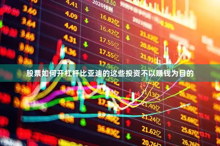 股票如何开杠杆比亚迪的这些投资不以赚钱为目的